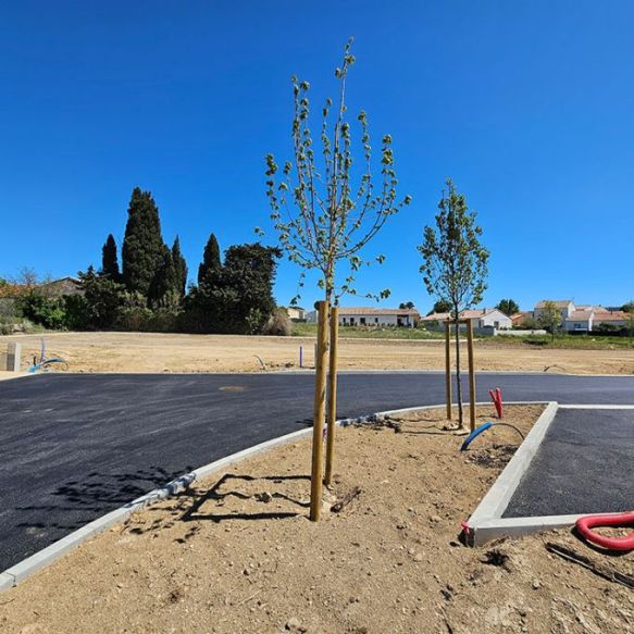 Nissan Lez Ensérune 34440 terrain viabilisé de 290m² 20mn de Béziers