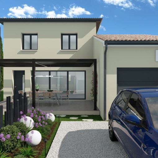 maison à étage de 115 m² + garage de 18 m2 avec 4 chambres sur un terrain de 530 m² à saint chamas