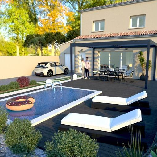 Maison neuve de 110 m² à construire à Entressen avec garage et proximité des écoles et transports