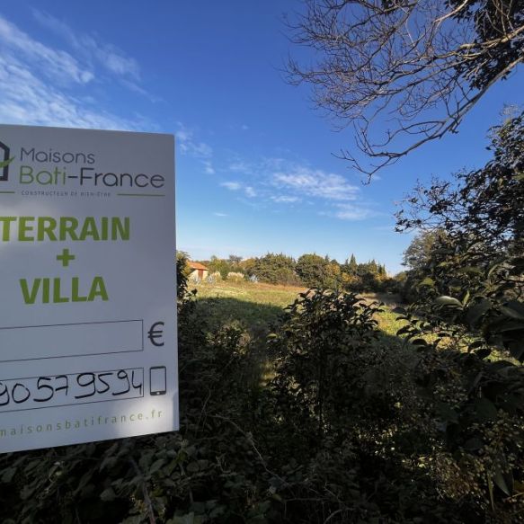 terrain 1000 m² viabiliser sur aix en provence