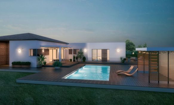 SUPERBE VILLA 100M²  ET TERRAIN 650M²