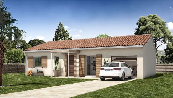 GRANDE VILLA DE PLAIN PIED 86M² AVEC TERRAIN 650M²