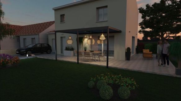 Villa T4 à étage sur un terrain 320 M² à Courthezon