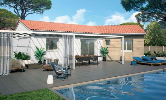 Maison neuve plain pied 70m2 2 chambres terrain de 300m2