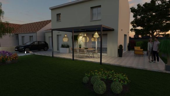 Splendide terrain de 900m² + Villa de 86m²