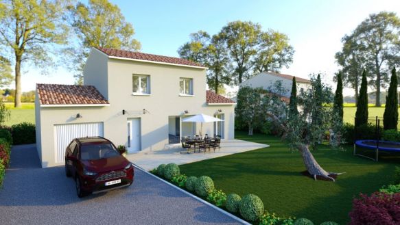 maison 3 chambres + suite parentale + terrain 797m²