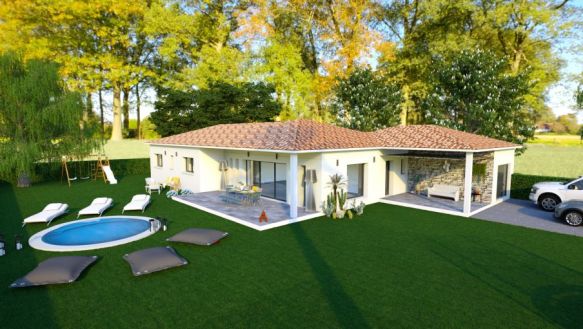 VILLA CONTEMPORAINE T3 + TERRAIN