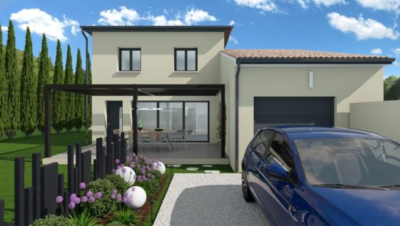 Superbe villa neuve de 108 m² à étage avec suite parentale et garage à Cadenet 84160