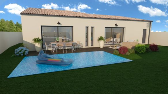 TERRAIN 500M² AVEC VILLA 86M²