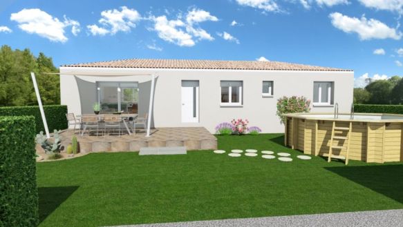 villa 100m2 et 400m2 de terrain sur lotissement