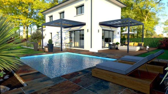 Maison neuve à Eyguières : 109 m², 4 chambres, terrain viabilisé de 500 m² proche commodités