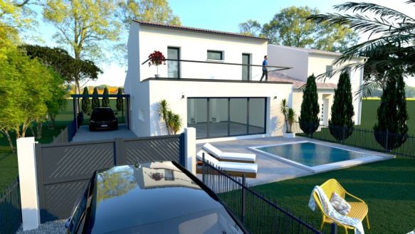 Magnifique villa contemporaine T3 + terrain 300m²