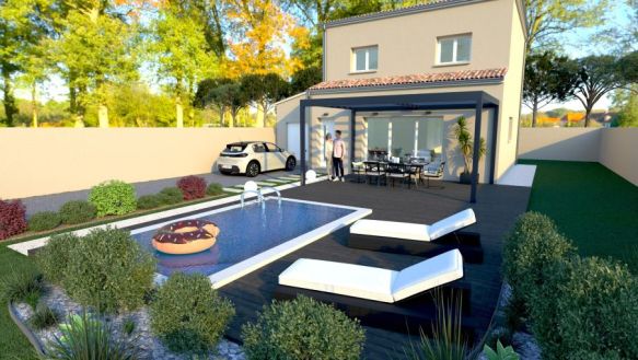 Maison neuve à Saint Mitre les Remparts  95 m² avec garage et frais de notaire réduits