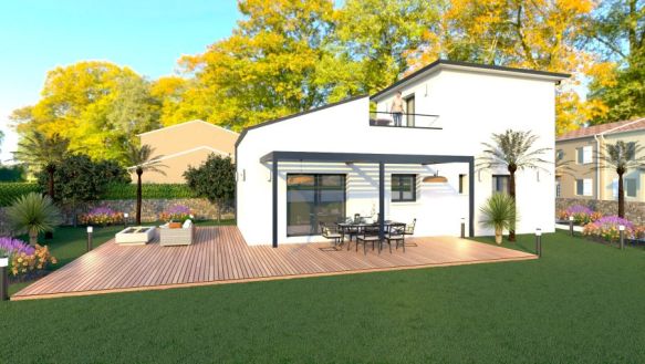 Projet de construction de maison sur un terrain  de 500m²