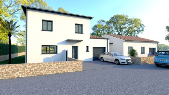 PROJET DE CONSTRUCTION SUR ALIGNAN DU VENT SUR UN TERAIN DE 400M²