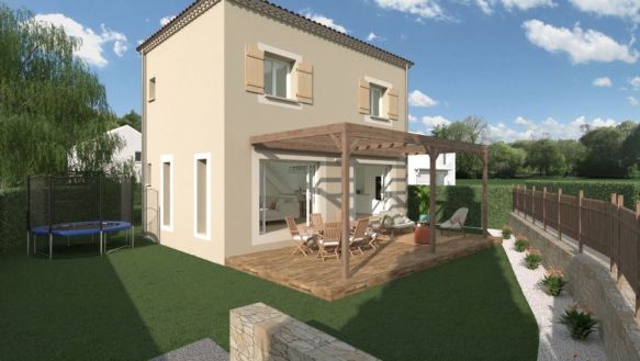 Maison neuve 127 m² à Aix-en-Provence sur terrain de 524 m² proche commodités