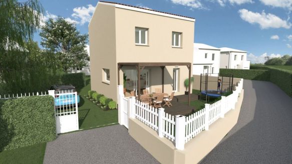 Maison neuve de 110 m² avec garage à Peynier – Terrain viabilisé proche des commodités