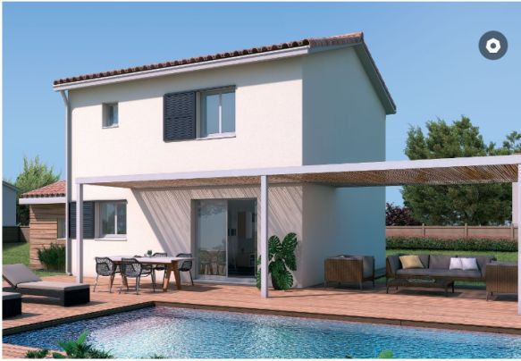 MARTIGNARGUES TERRAIN 500M² AVEC MAISON ETAGE 3 CHAMBRES